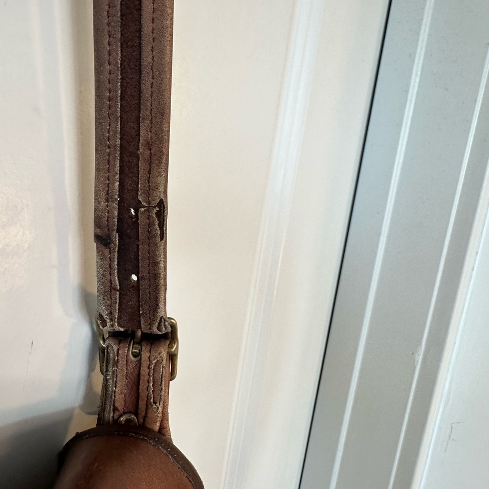 Vintage Coach Legacy Flap Turnlock Adjustable Crossbody Brown Leather Bag - Picture 11 of 16